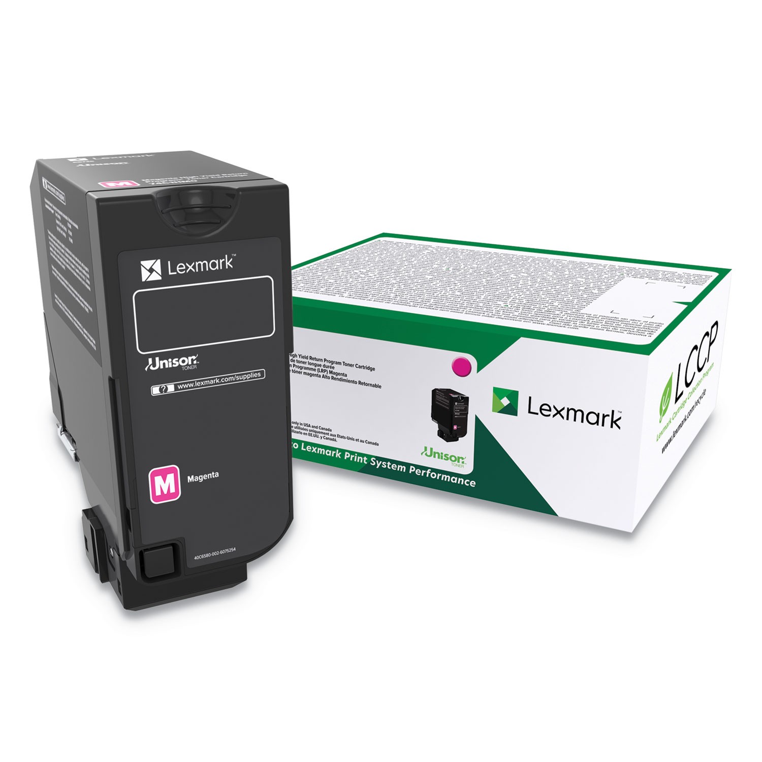 Lexmark 84C0HMG (CX725) Unison High-Yield Toner, 16000 Page-Yield, Magenta