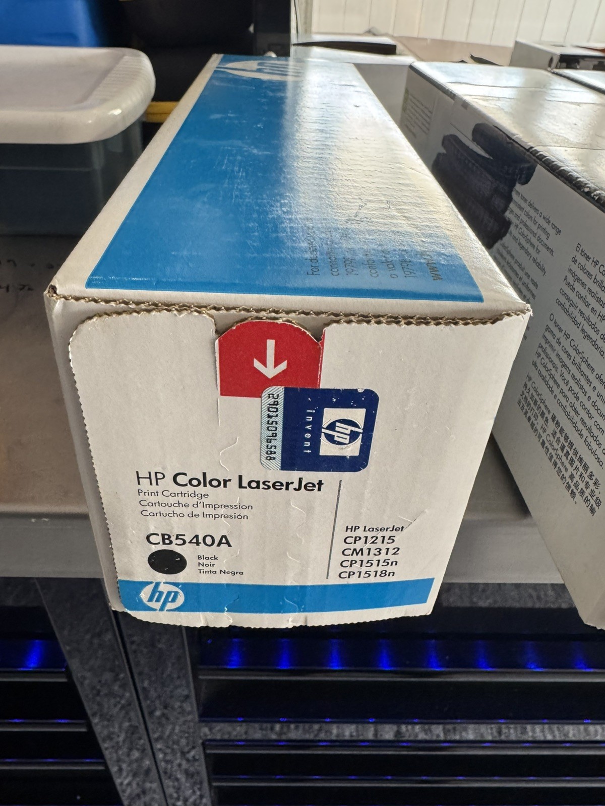 HP LaserJet 125A Toner Cartridge Black CB540A NEW Sealed OEM 