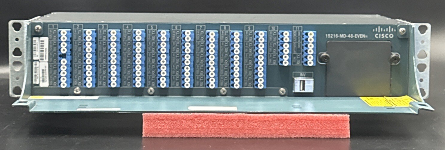 CISCO 15216-MD-48-Even= Exposed Faceplate Mux/Demux 48-Channel Patch Panel