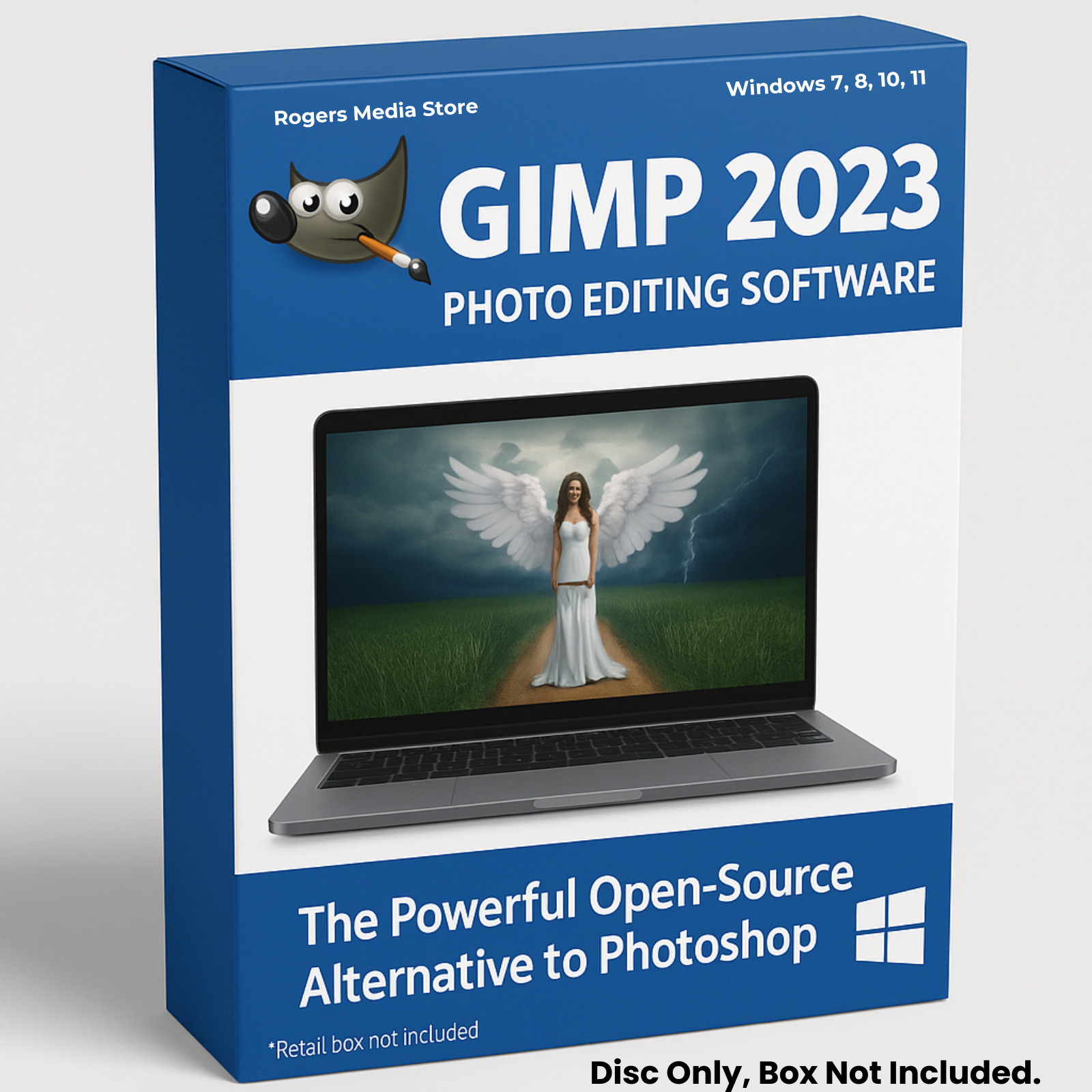NEW PRO Photo Graphic Design Image Editing Software-GIMP w/ Photo shop Guide CD