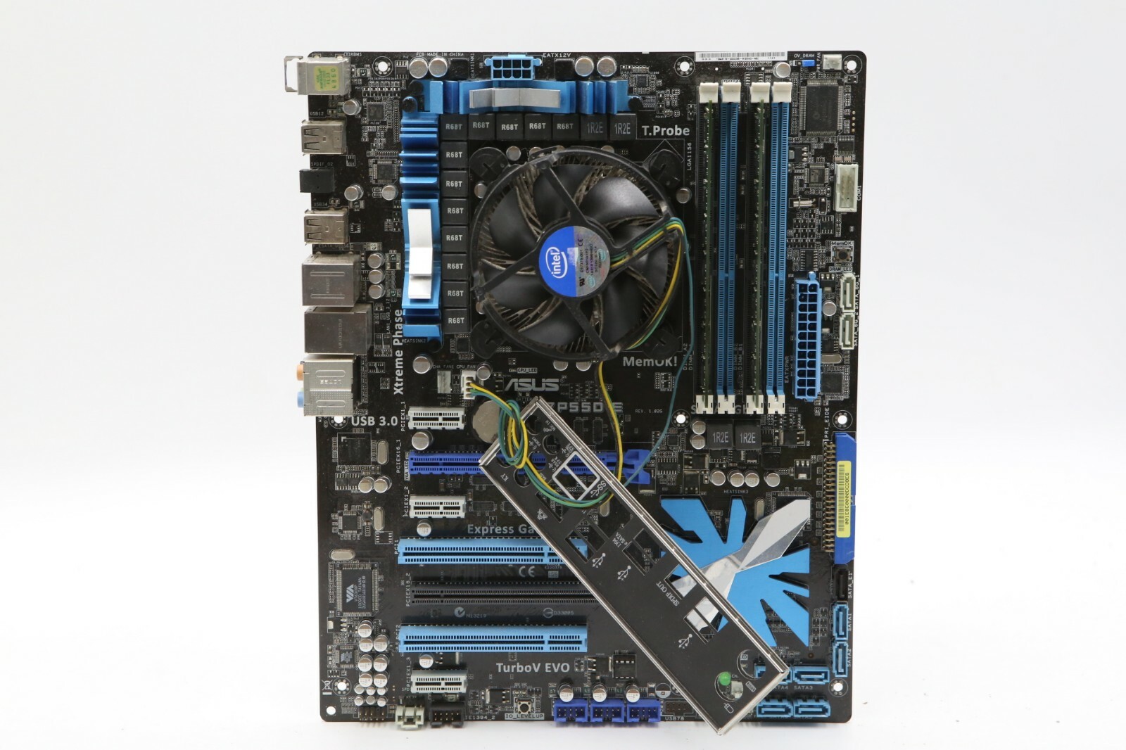 Asus P7P55D LGA1156 ATX Motherboard + IO + Intel Core i5-670 3.46GHz + 16gb F61