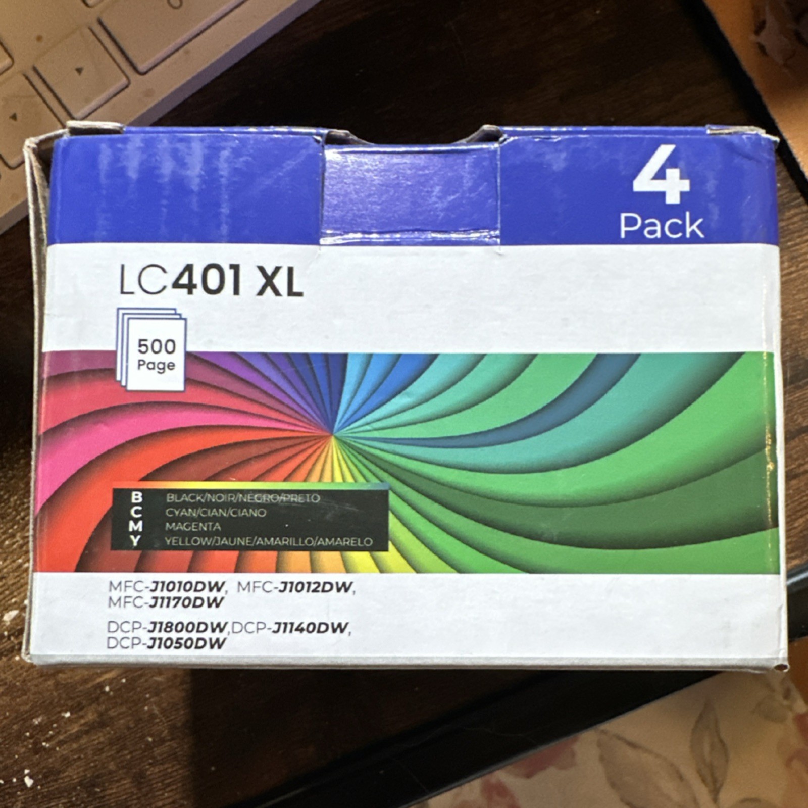 CocoKitch LC401 XL Compatible Ink Cartridge 4-Pack Black Cyan Magenta Yellow fo…