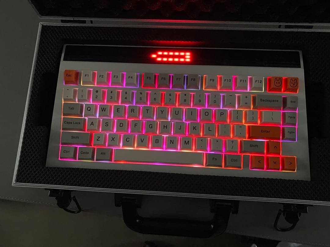 Angry Miao CYBERBOARD R3 Mechanical Keyboard &Case/Keycaps Unused