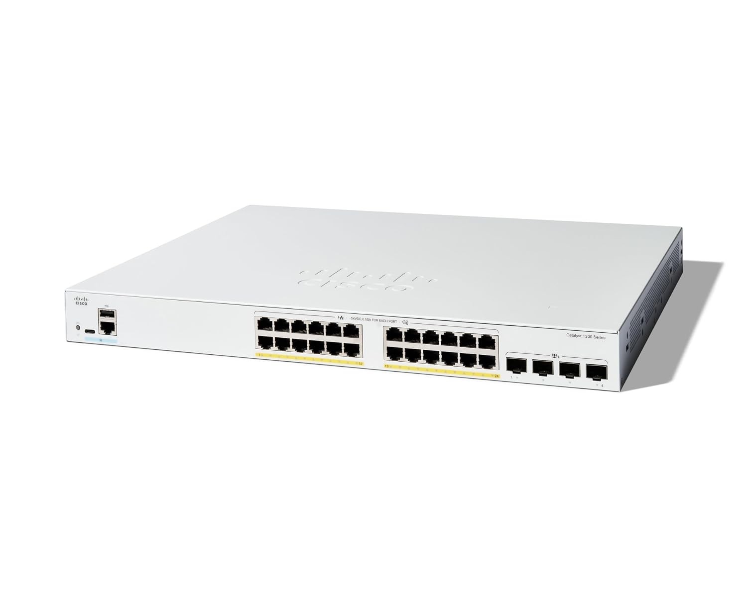 Cisco Catalyst 1300 24-Port Managed PoE Switch 4x 10GE SFP+ Gigabit Ethernet