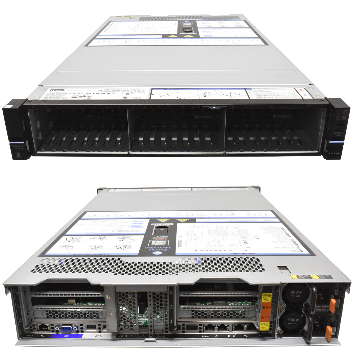 Lenovo System x3650 M5 Server Barebone no CPU no PC4 24x SFF 2.5" M5210 12G