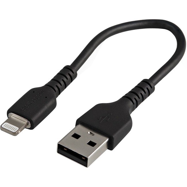 StarTech 6 inch/15cm Durable Black USB-A to Cable (rusbltmm15cmb)