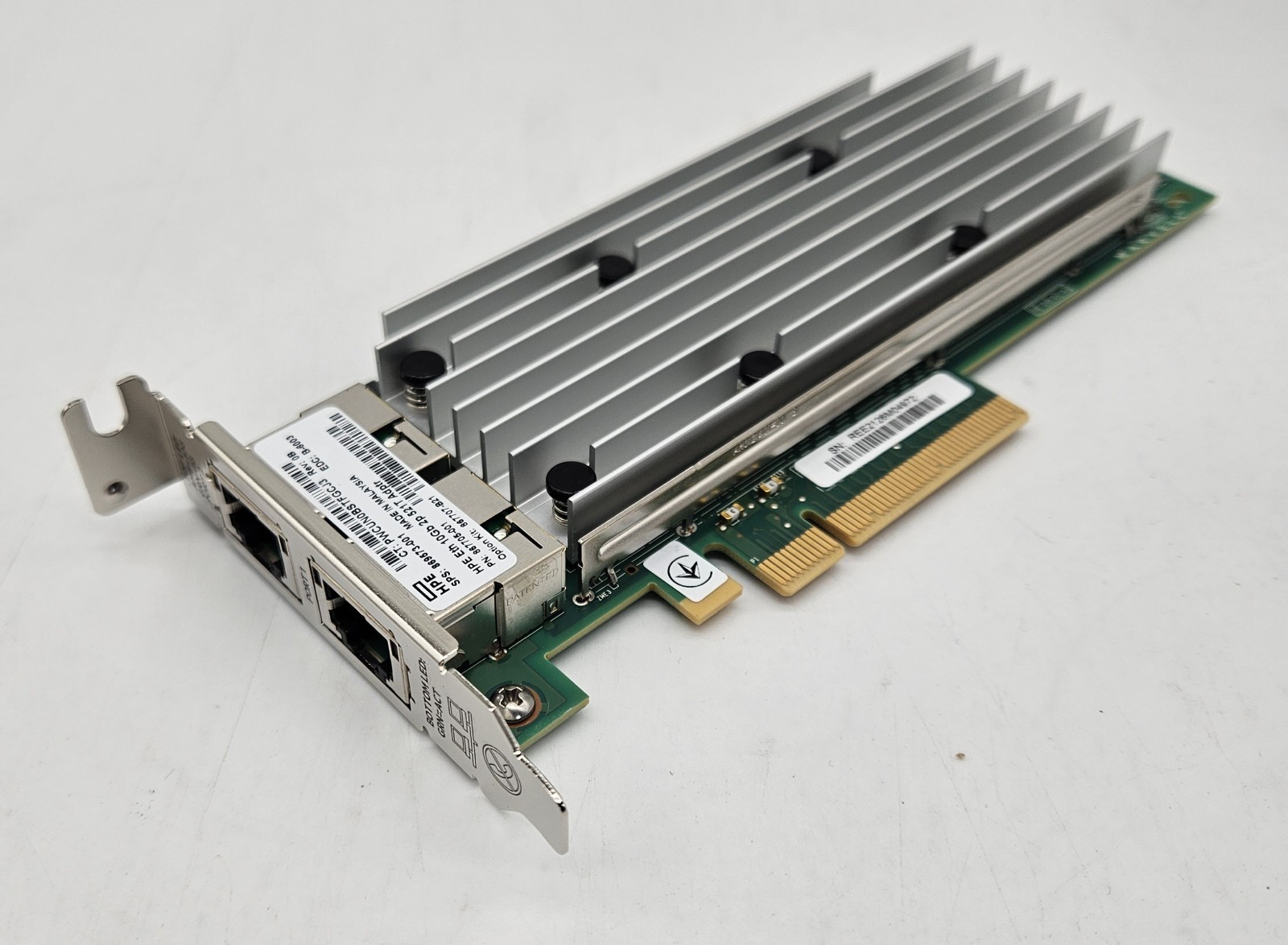 QL41122HLRJ-HP 521T 2-Port 10GB Ethernet Low Profile Network Adapter 869573-001