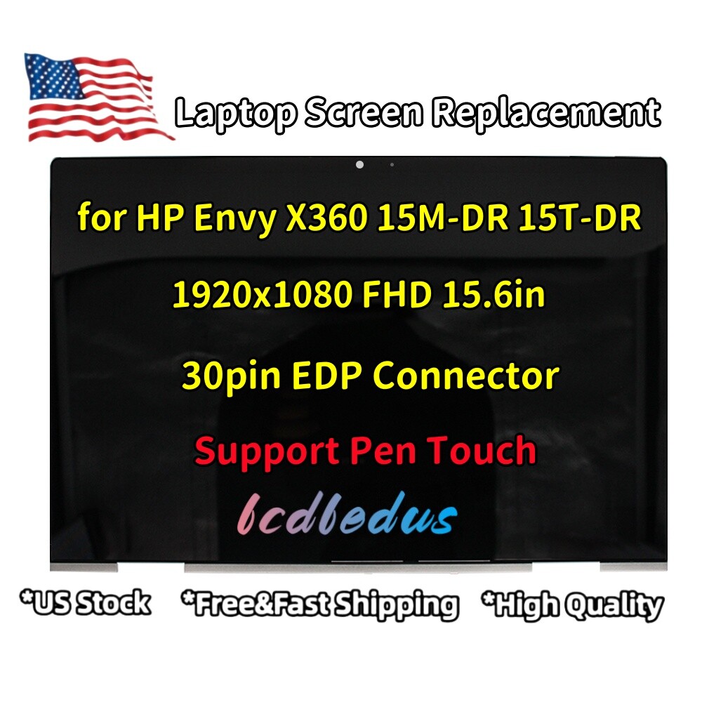 DP/N L53545-001 L64480-001 For HP Envy X360 15M-DR 15T-DR LCD Touch Screen FHD