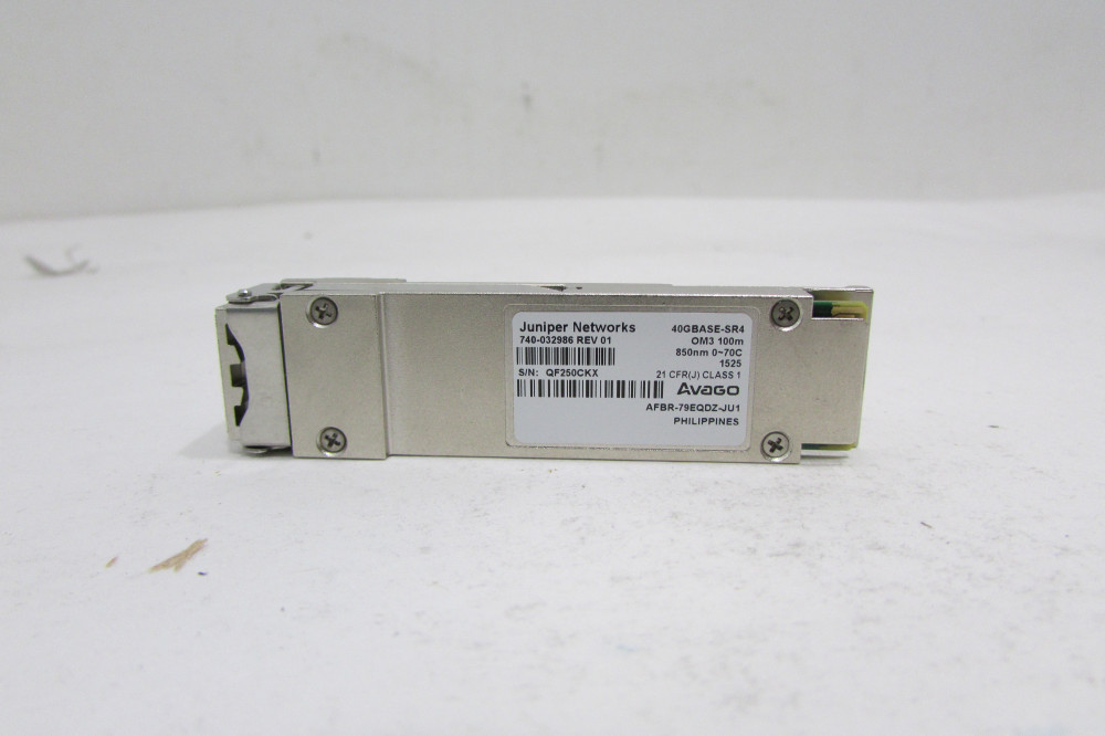 Juniper 40GBASE-SR4 QSFP+ 850nm 150m Transceiver 740-032986