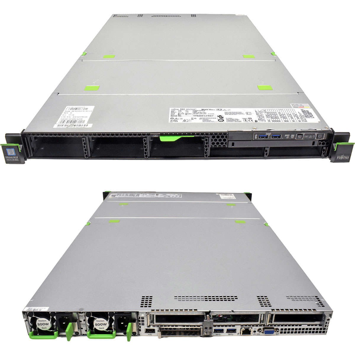 Fujitsu Primergy RX2530 M2 Server No CPU No RAM 2x HS 4x SFF CP400i SAS