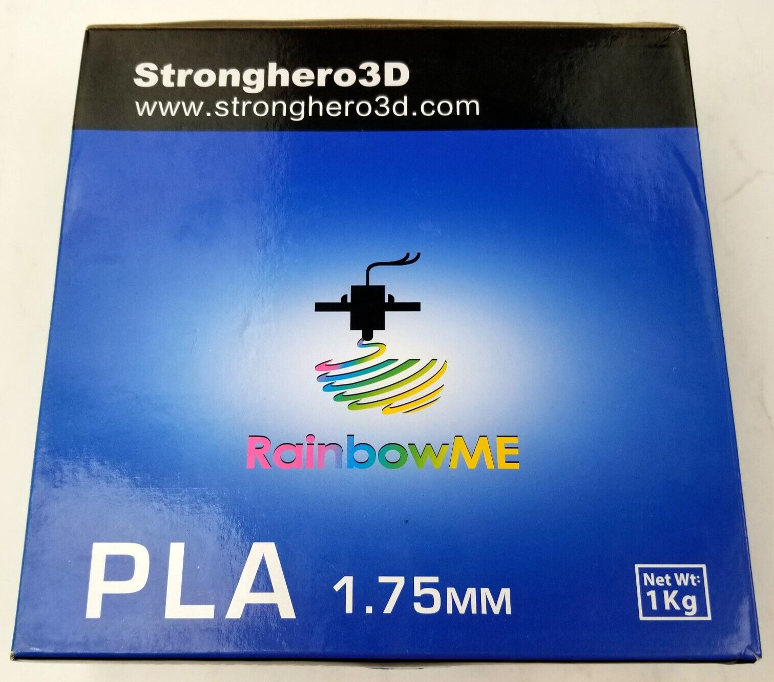 Stronghero3D Printing PLA Filament New Rainbow Multicolor 1.75mm 1KG Accuracy
