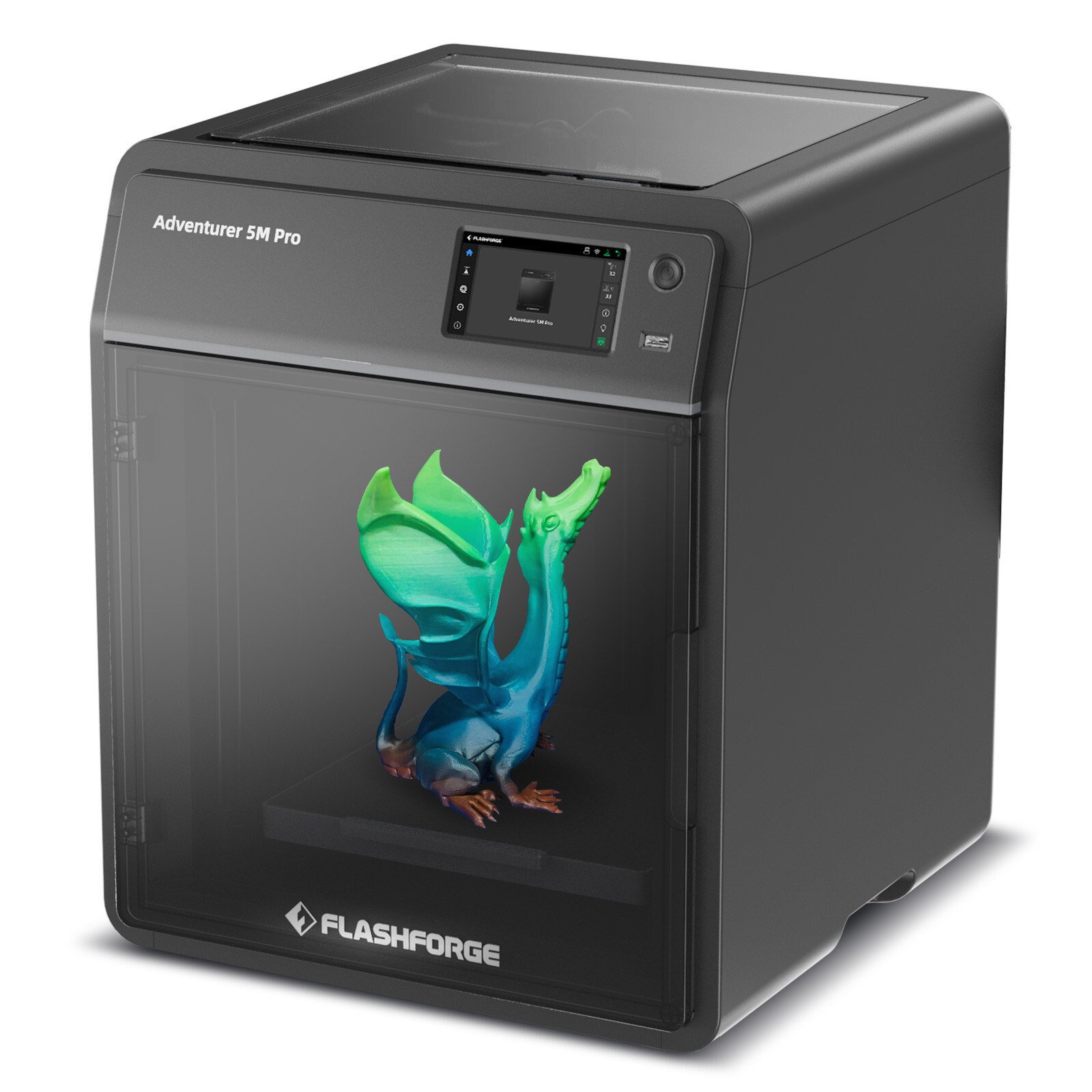 FLASHFORGE 3D Printer Adventurer 5M Pro Enclosed Core XY All-Metal Structure US