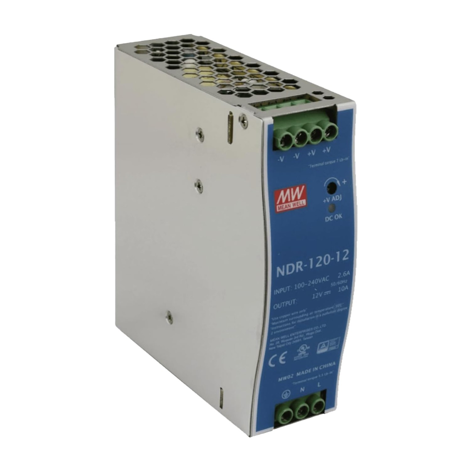Compact NDR-120-12 120W 12V Din Rail Power Supply