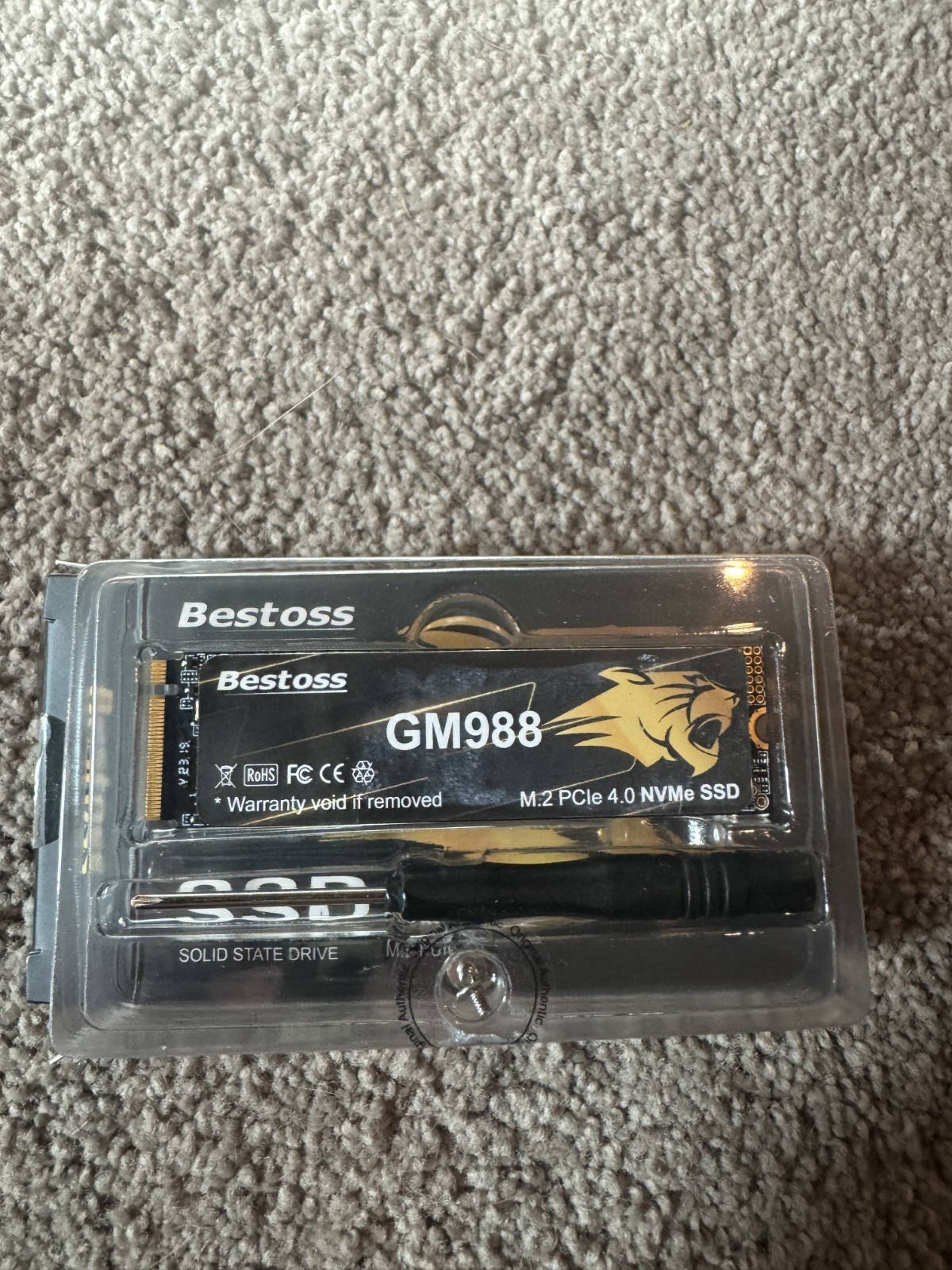 Bestoss M.2 2280 NVMe SSD 4TB PCIe 4.0