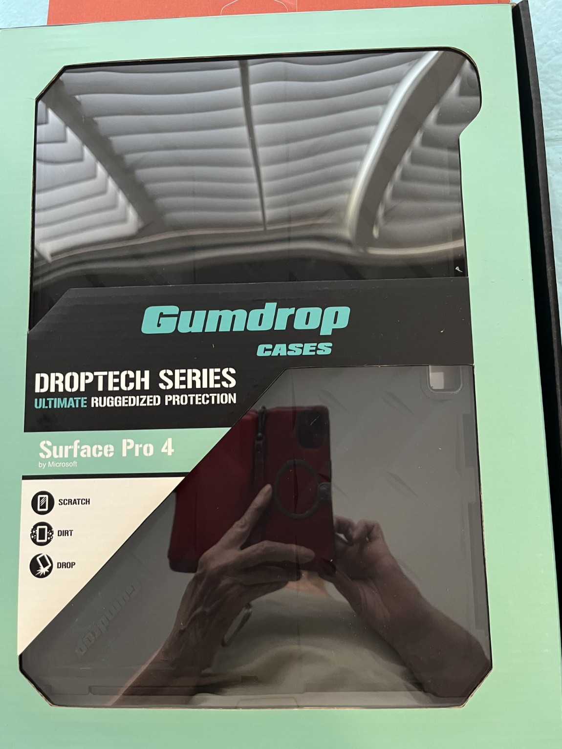 Gumdrop DropTech Series Case Microsoft Surface Pro 4 Black Rugged Cover New