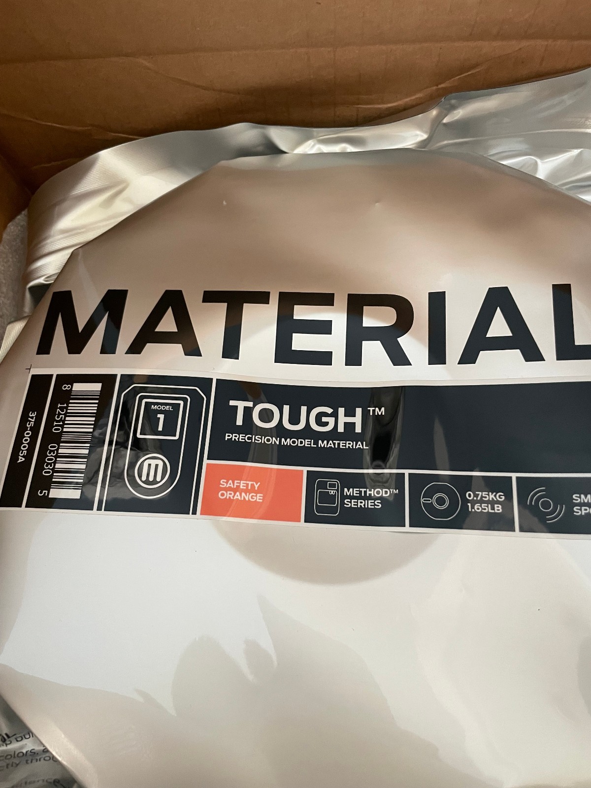 MakerBot Method Safety Orange Tough PLA Filament Spool 375-0005A