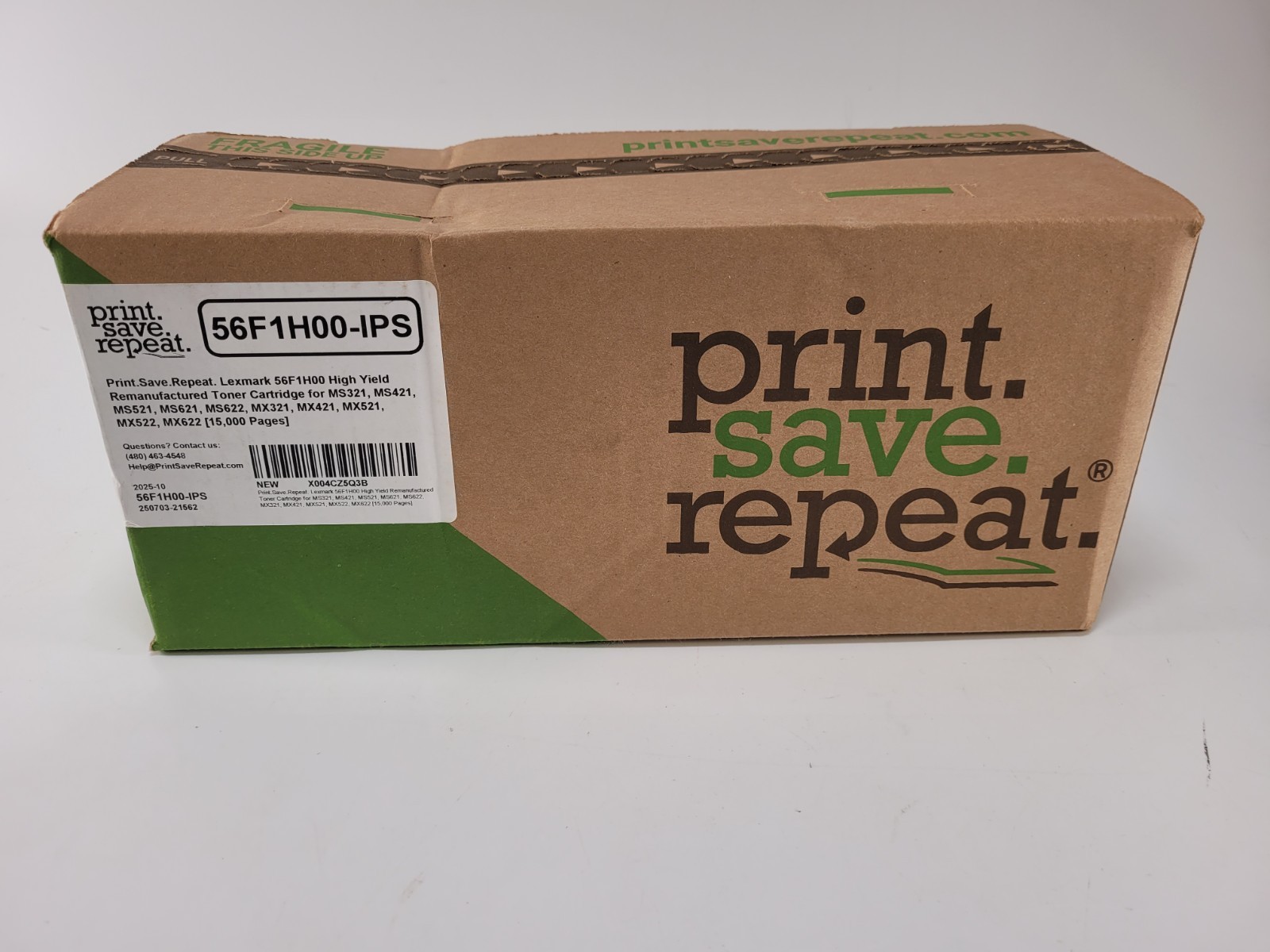 Print.Save.Repeat. Lexmark 56F1H00-IPS Toner Cartridge MS321 MS421 MX321 MX522