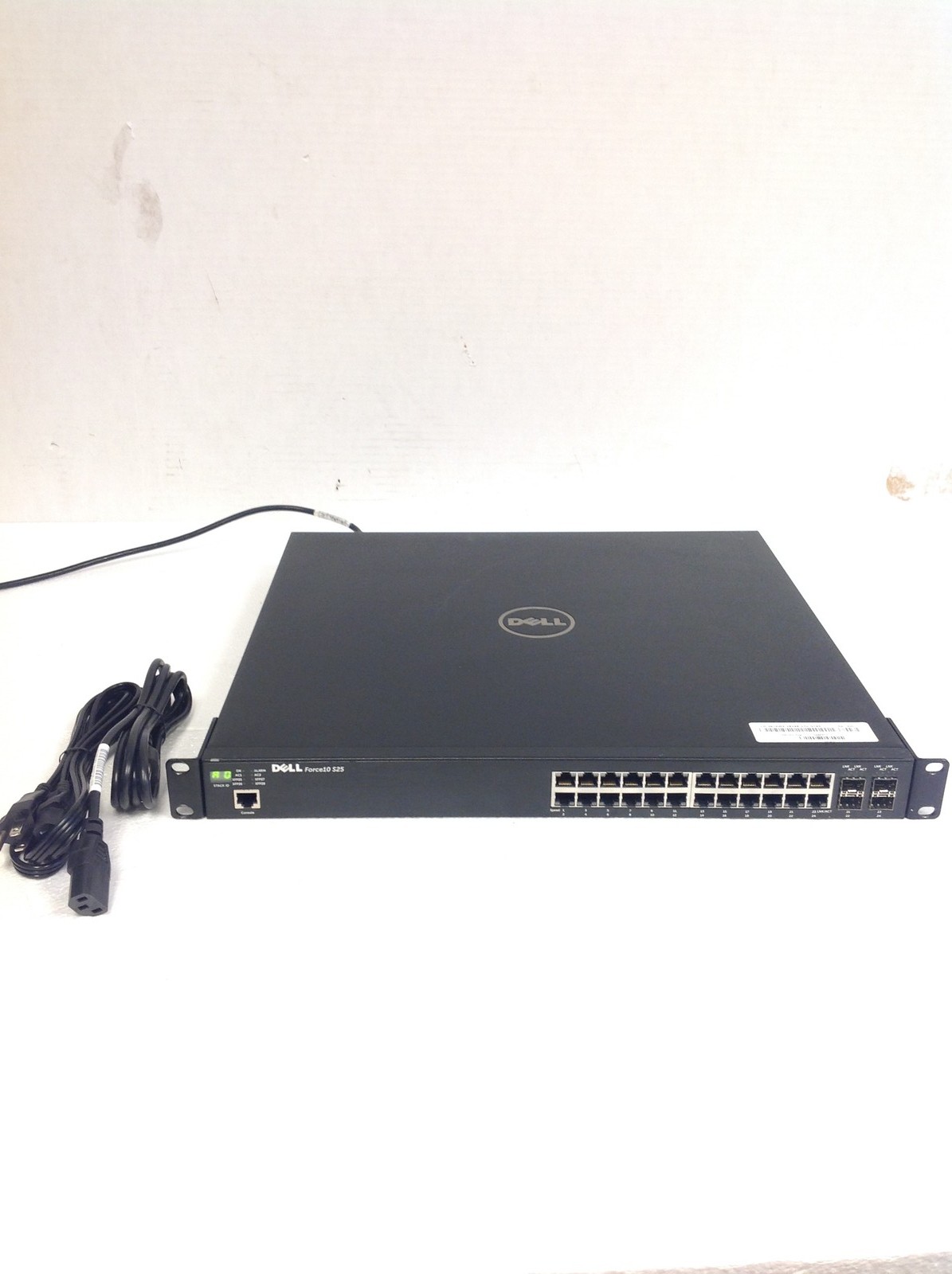 Dell Force10 S25-01-GE-24T Dual PSU 24-Port SFP Network Switch WORKING 