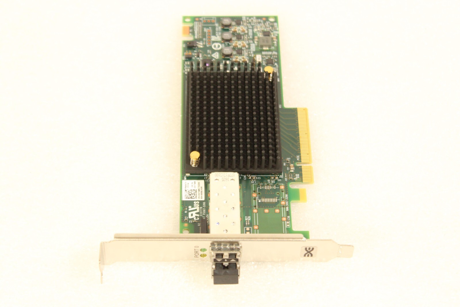 WT48R Dell Emulex LPE32000 1-Port 32Gb FC HBA full height w FTLF8532P4BCV-EM SFP