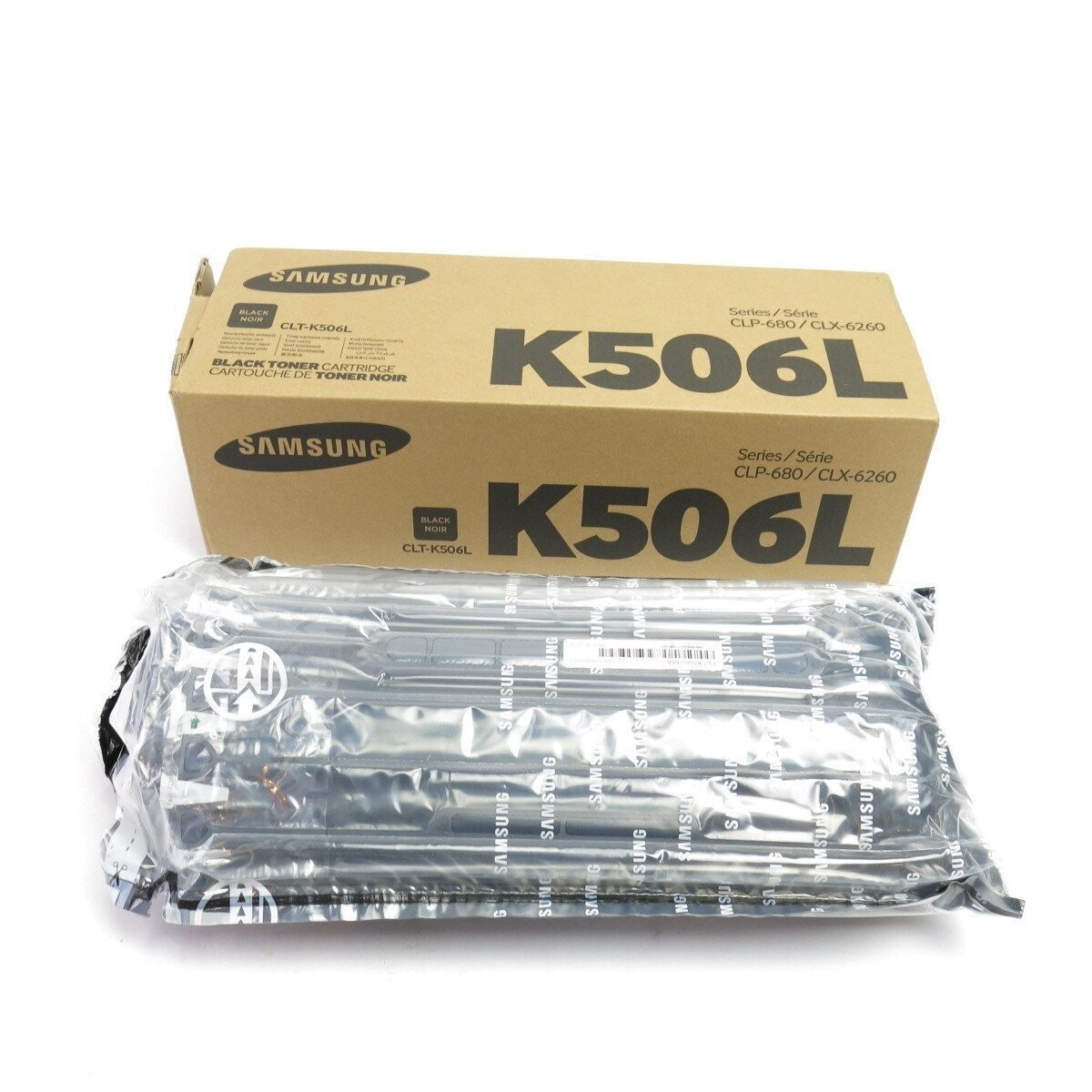 Genuine Samsung Electronics CLT-K506L Toner, Black Cartridge Printer Parts