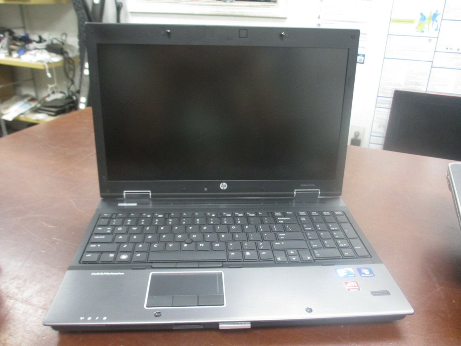 HP EliteBook 8540w Intel Core i7 Q840 1.87GHz 8GB 250GB DVD-RW Laptop w/ AC 