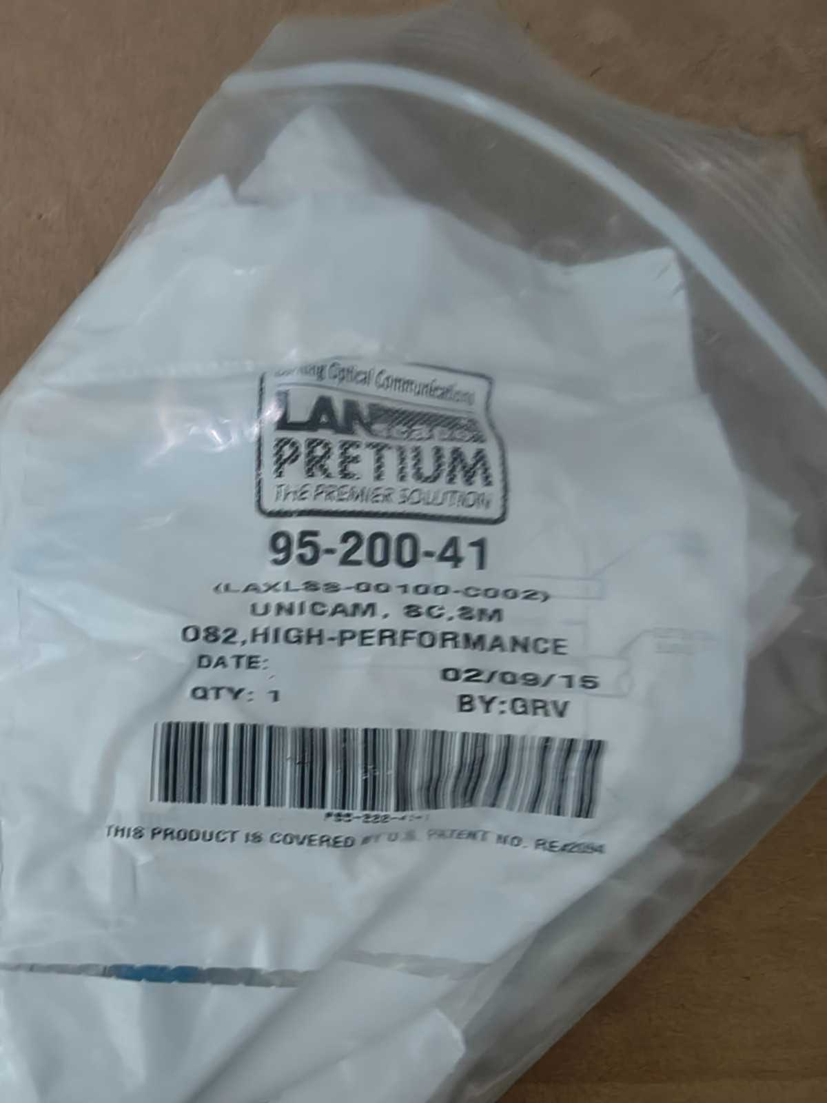 Lot Of 50 Corning 95-200-41 Connectors Unicam SC  SM OS2  High Performance