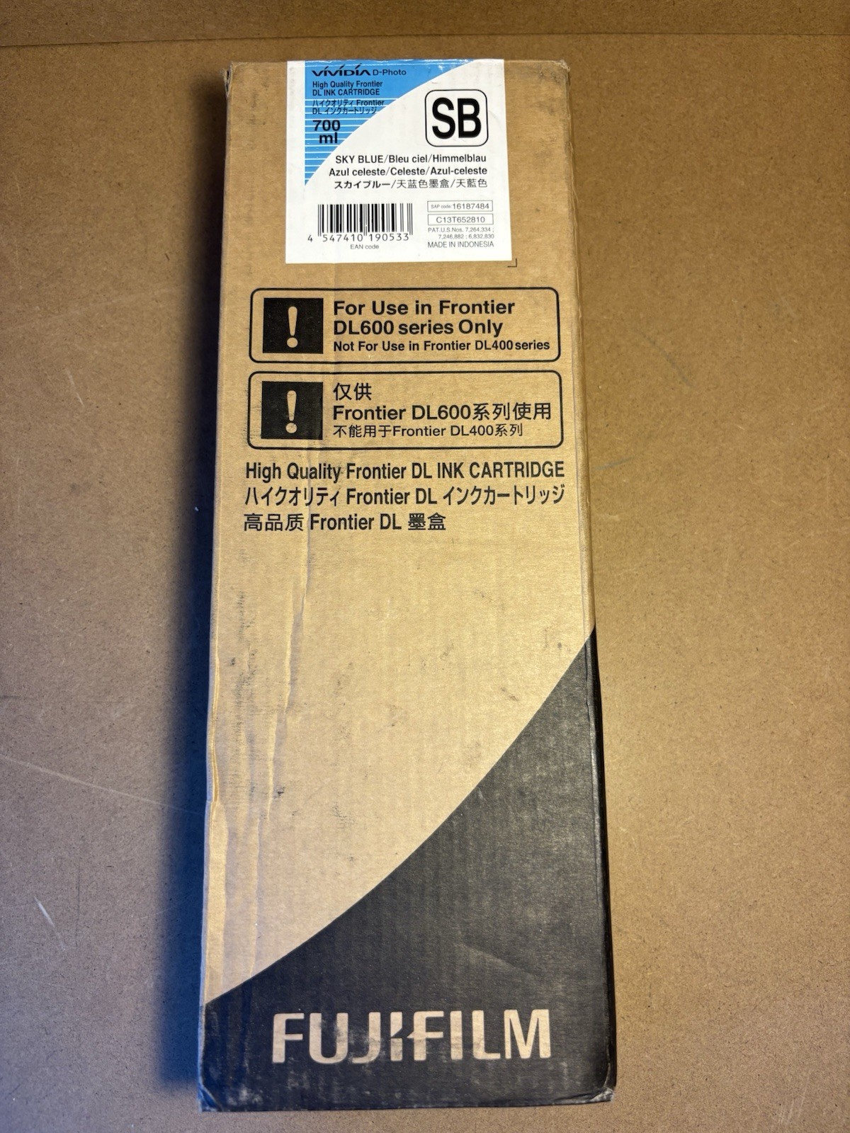FUJIFILM SKY BLUE C13T652810 700ML DL INK CARTRIDGE