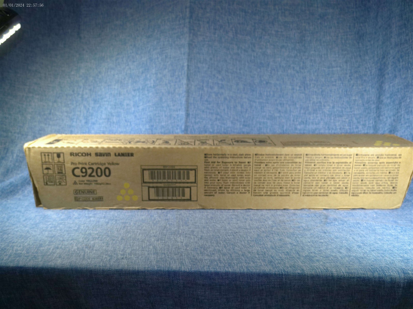 GENUINE RICOH SAVIN LANIER YELLOW PRO PRINT TONER CARTRIDGE - C9200 - EDP 828511