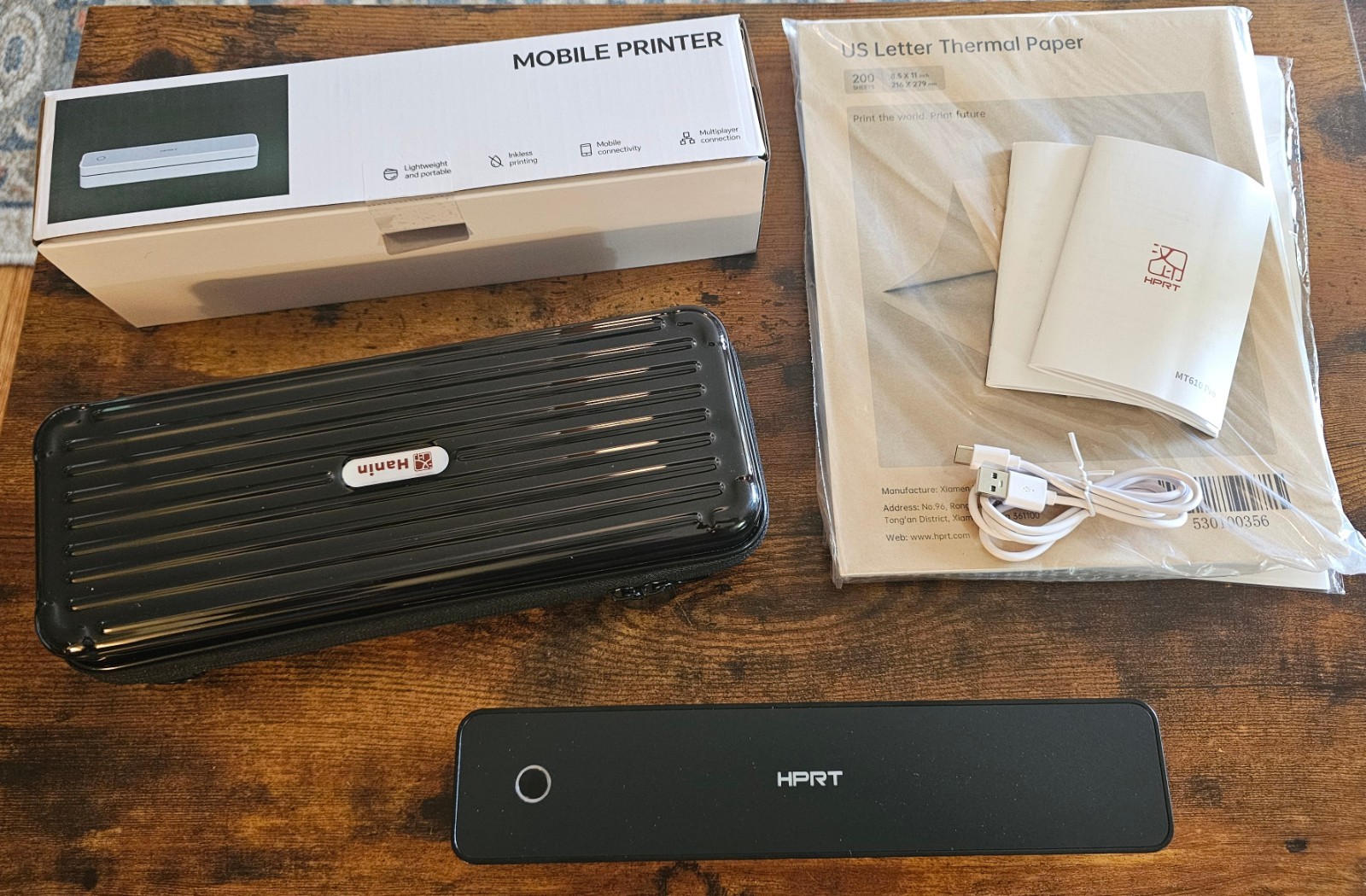 🖨️ HPRT MT610 Pro Portable Thermal Printer – Inkless & Ready to Go 🖨️