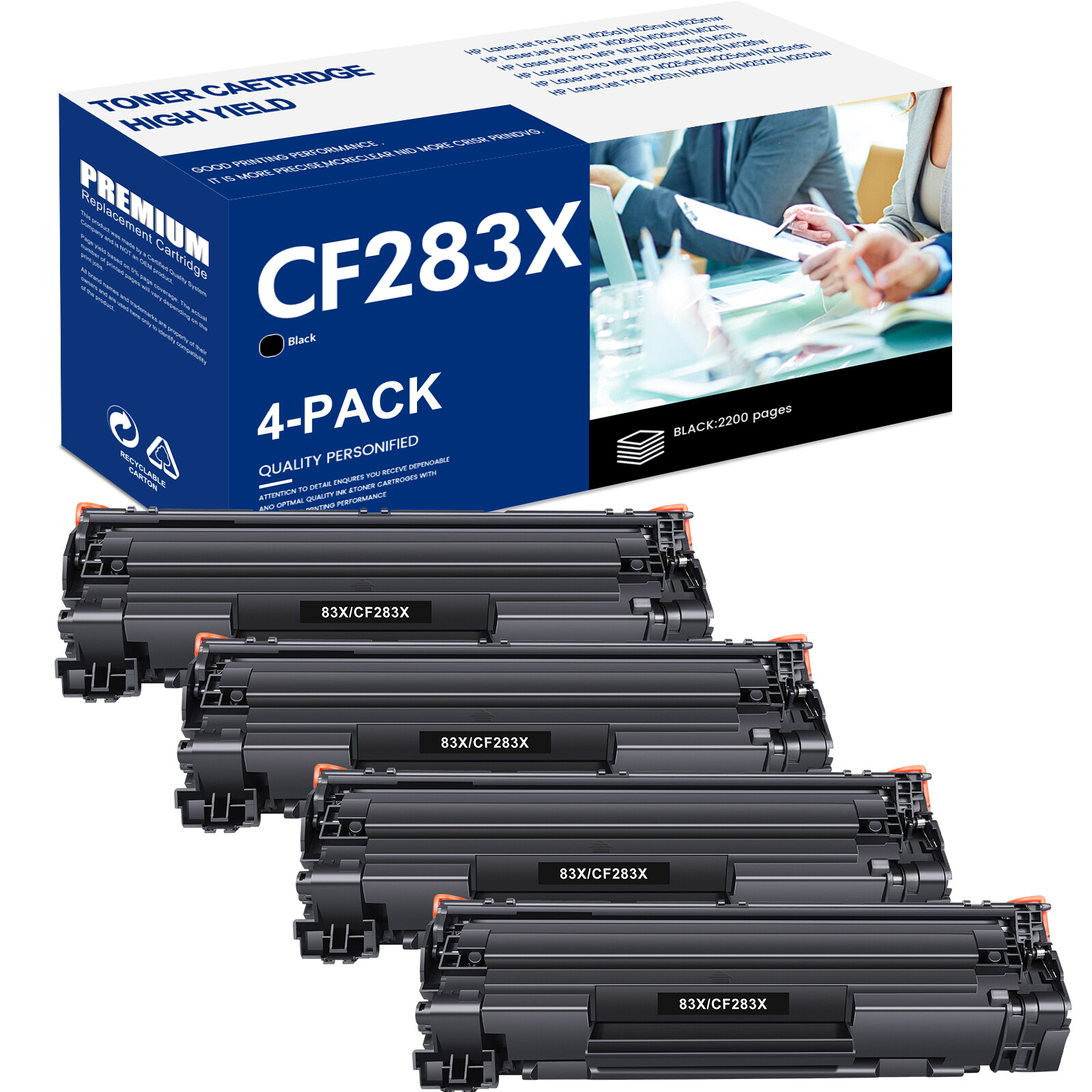 CF283A CF283X Toner Compatible with HP 83A 83X LaserJet Pro MFP M225dn M225d Lot