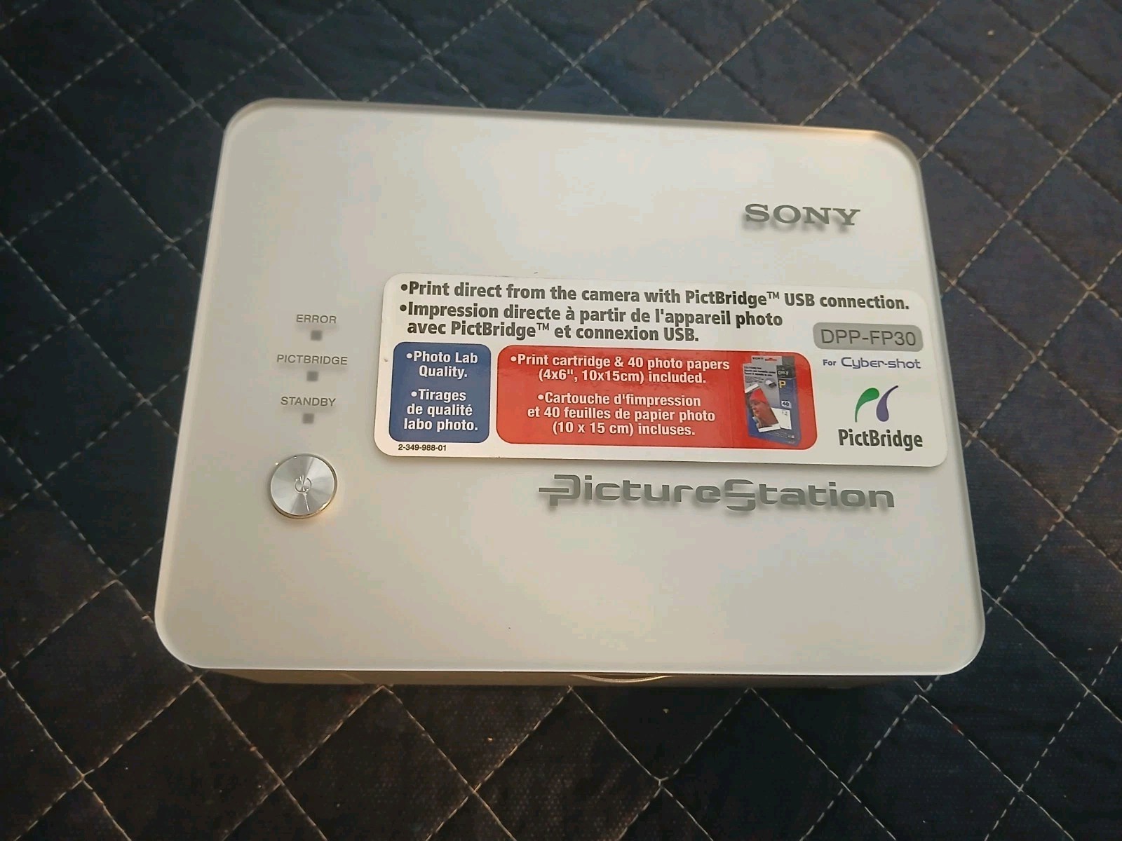 Sony Picture Station Digital Therma Photo Printer DPP-FP30 
