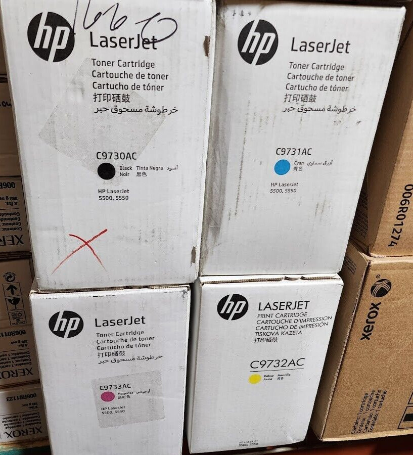 HP 645A SET C9730A, C9731A, C9732A, C9733A Original HP  White Box
