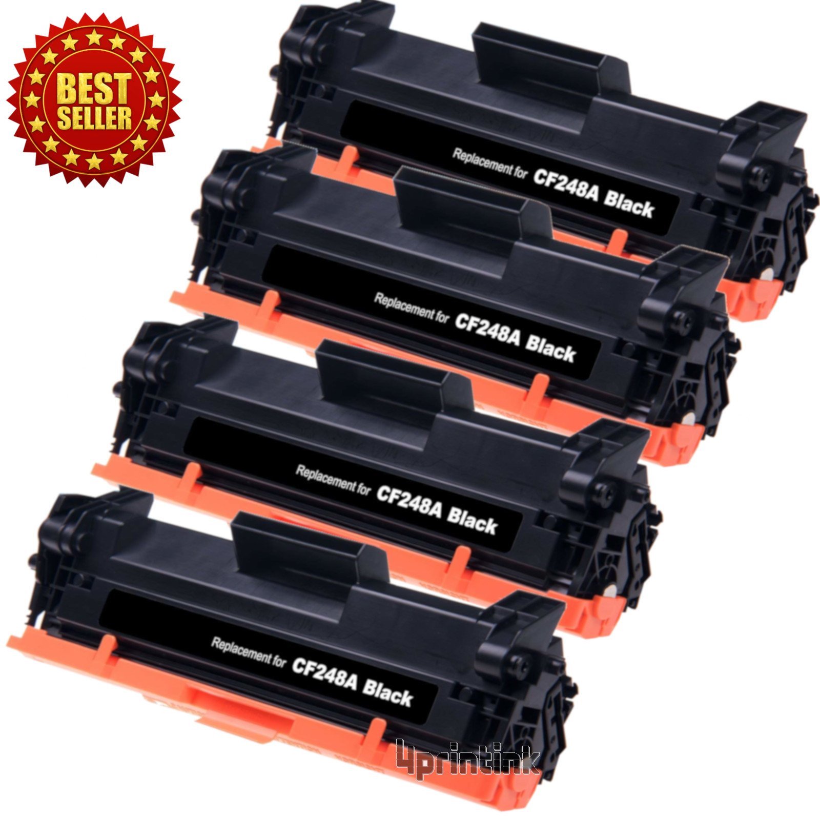 4PK CF248A 48A Toner Cartridge For HP LaserJet Pro M15a M15w M28a M28w MFP