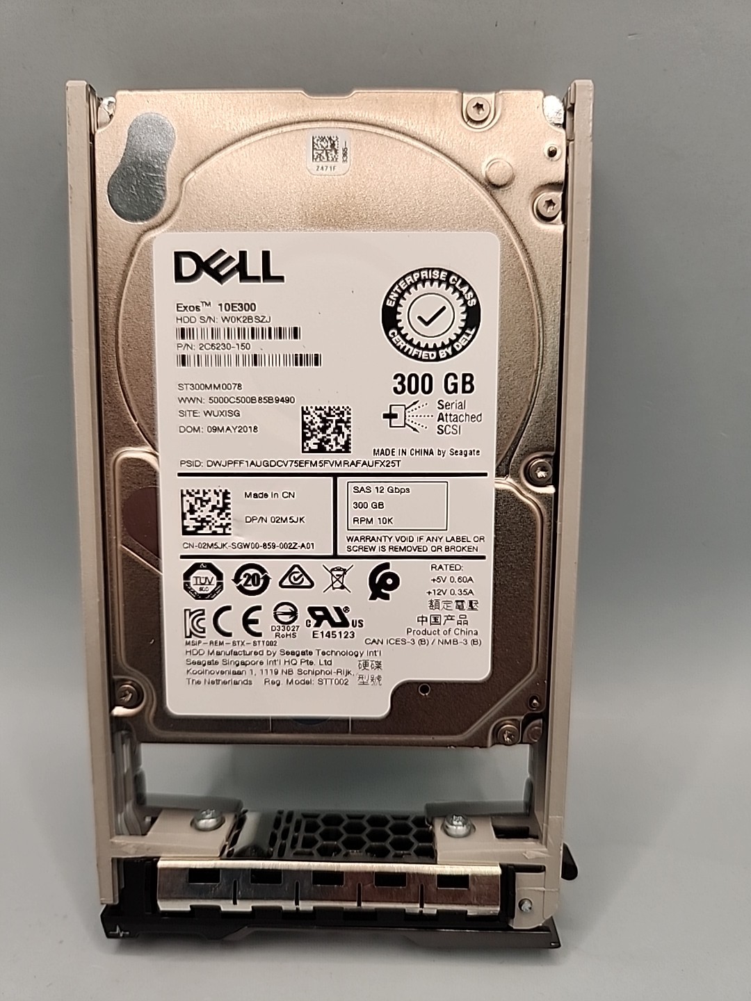 Lot of 8 Dell ST300MM0078 Desktop Hard Drive 300GB