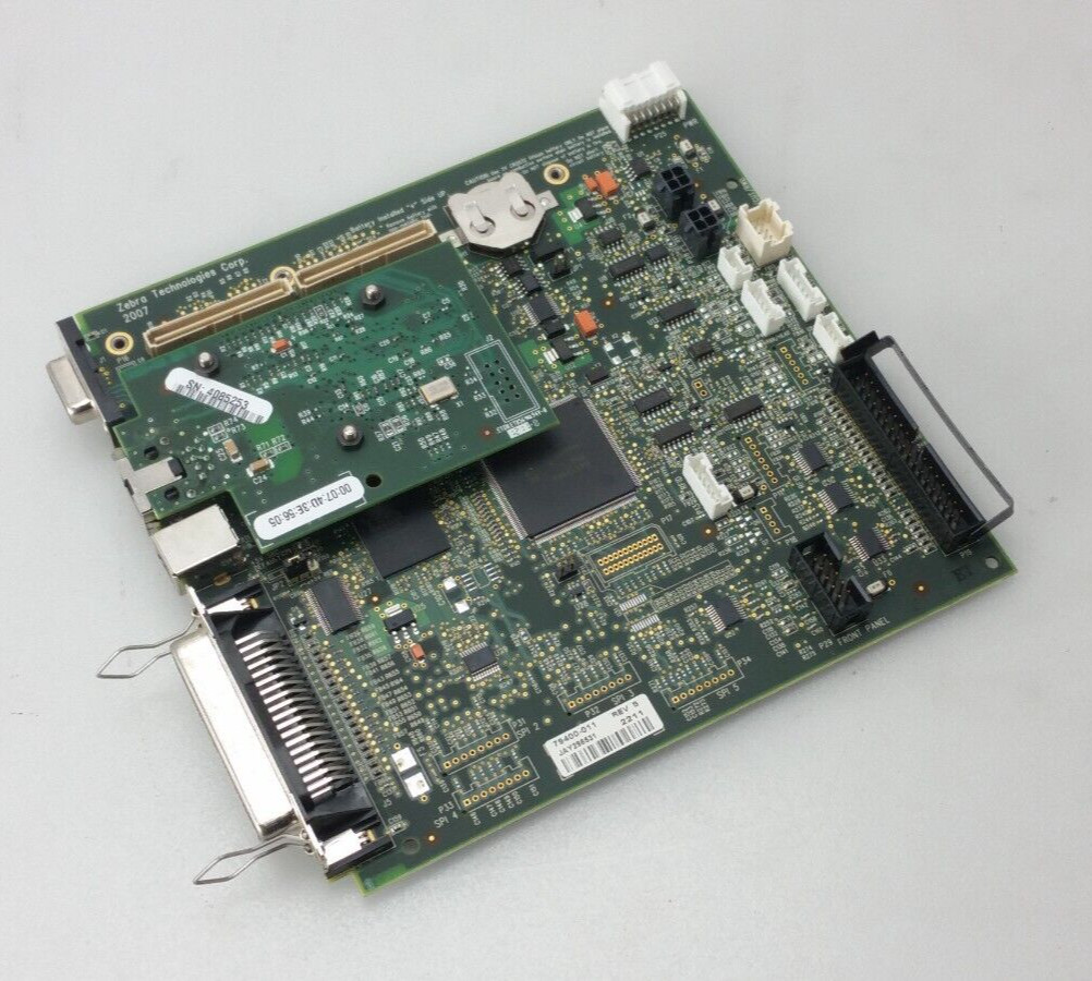 Zebra  ZM600 Thermal Printer Motherboard Mainboard 79400-011 Zebra Firmware