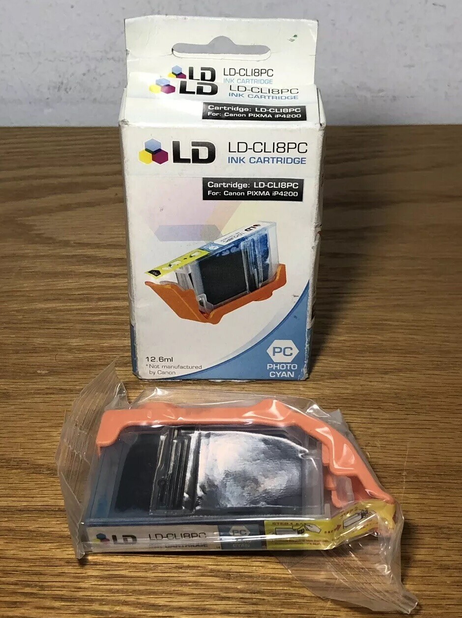 LD Compatible Ink Cartridge Replacement for Canon CLI8PC 0624B002, Photo Cyan