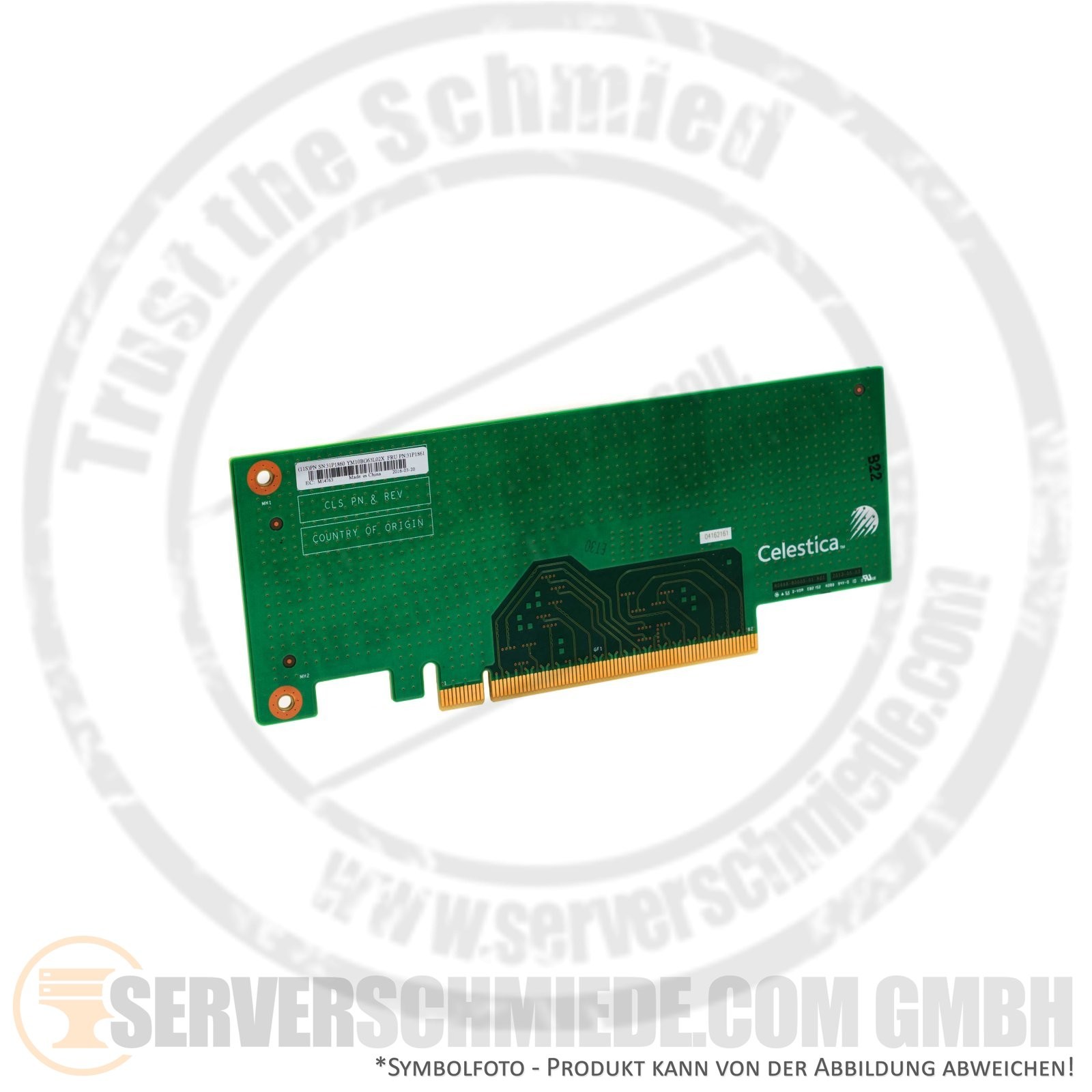 IBM Lenovo Storwize V7000 Gen2 Compression pass-through adapter risercard PCI x1