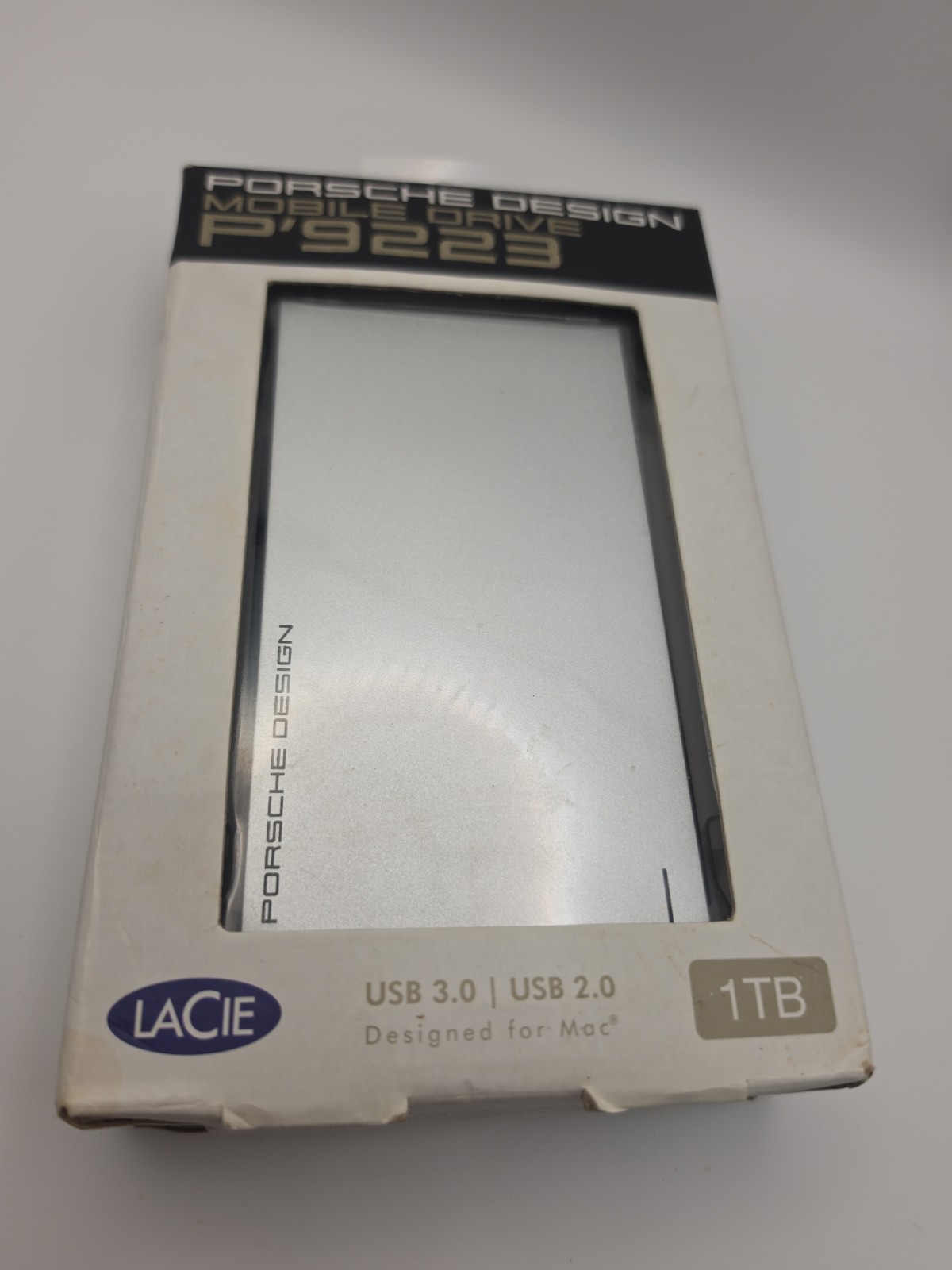 LaCie Porsche Design P9223 1 TB External  5400 RPM (9000293) Hard Drive USB New