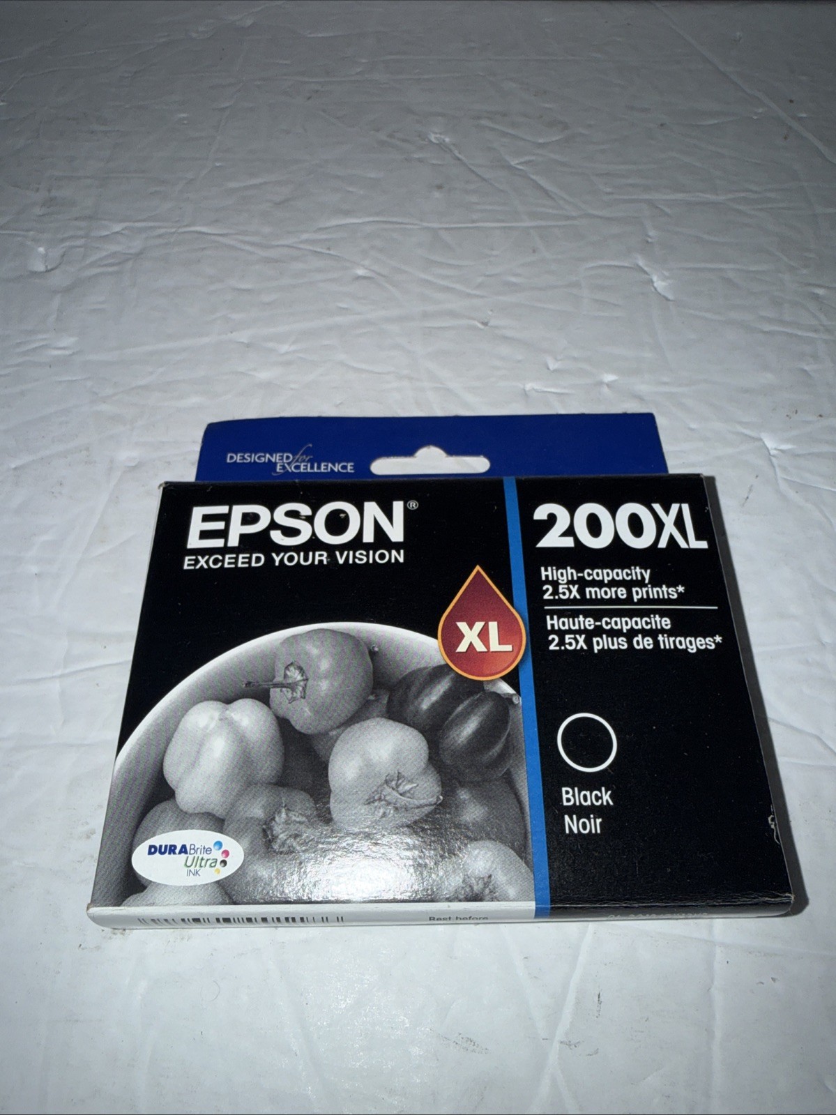 New Genuine Epson 200XL Black Ink Cartridge  Exp 04/2019