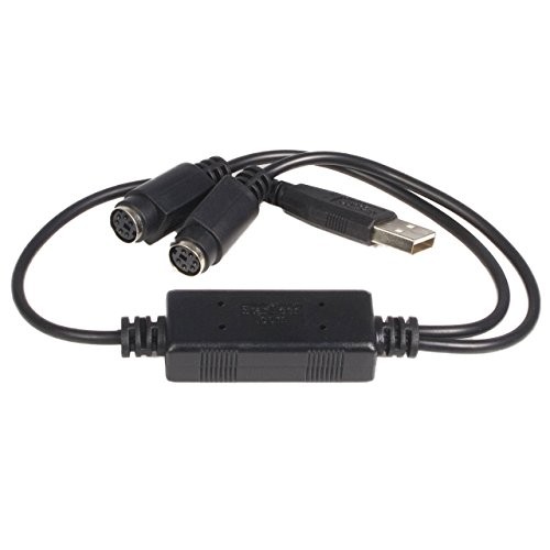 StarTech.com USB to PS/2 Adapter for Keyboard and Mouse