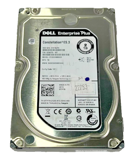 Lot of 20 Mixed Seagate Models 2TB 3.5" SAS 7200RPM HDD Hard Drives (AMX)