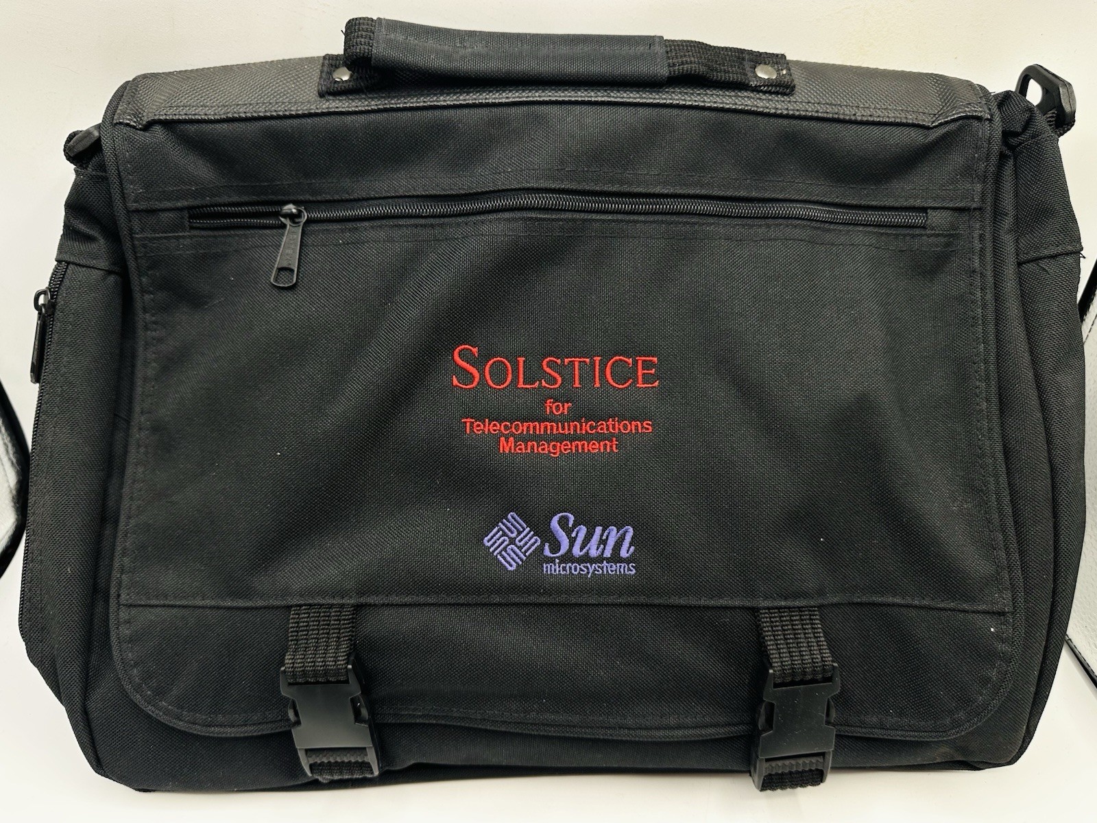 NOS Vintage SOLSTICE SUN MICROSYSTEMS PROMOTIONAL SHOULDER BAG LAPTOP BAG