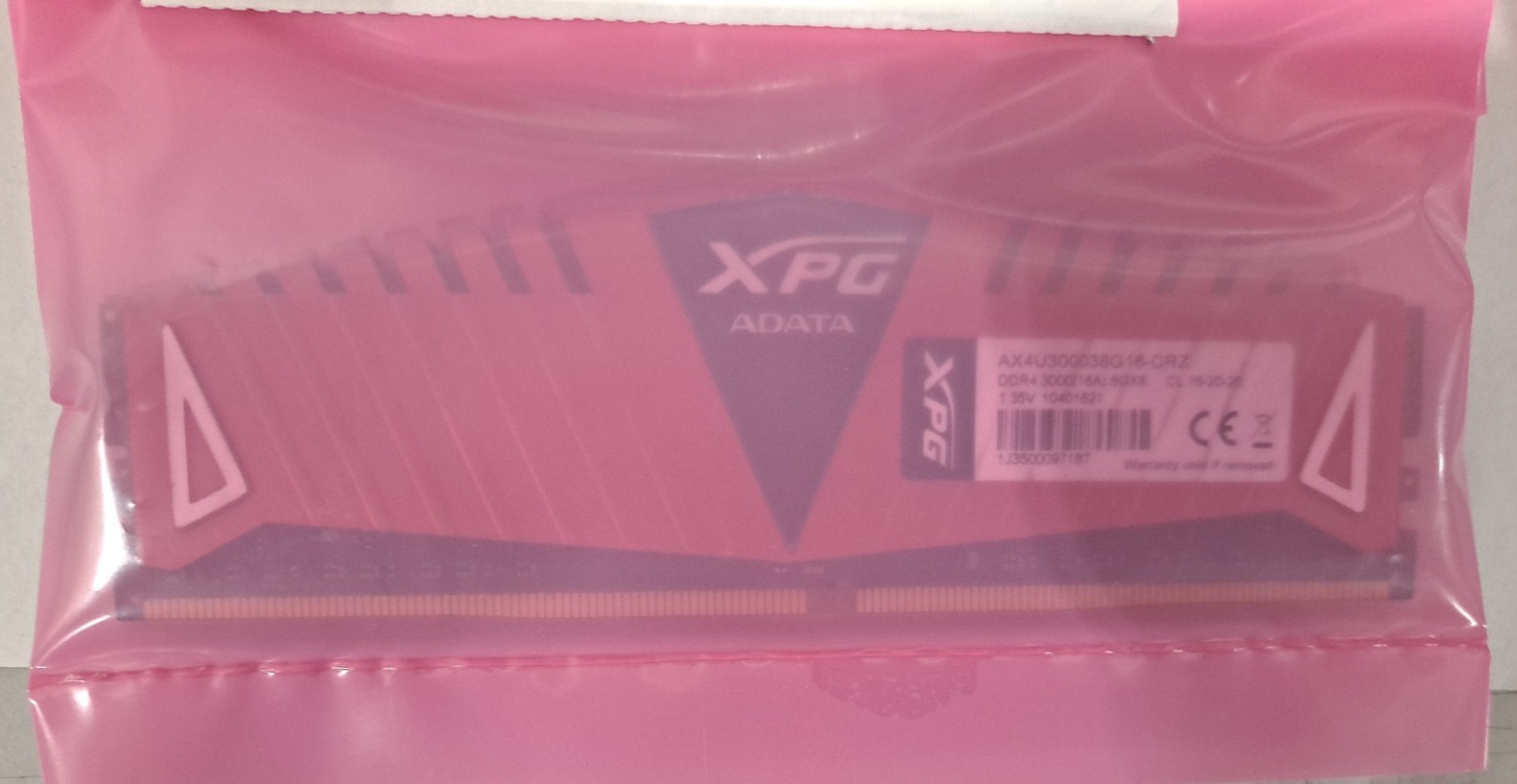 ADATA XPG 16GB (2x8GB) AX4U300038G16-DRZ DDR4-3000 PC4-24000 288-Pin DIMM