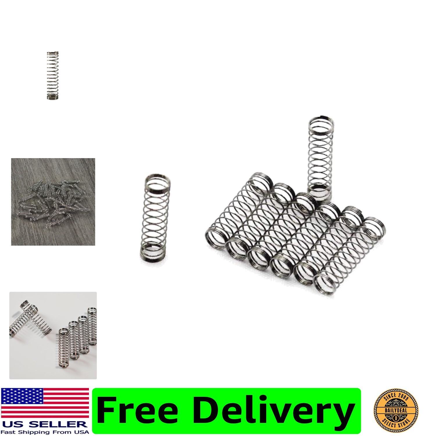 110-Pack Stainless Steel Custom Cherry MX Springs for Cherry Gateron MX switc...