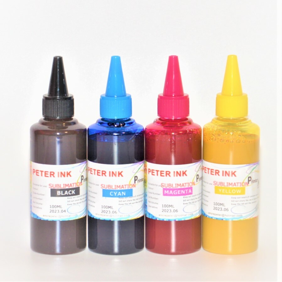 4X100ML Premium Sublimation ink refills bottles for Brother printer