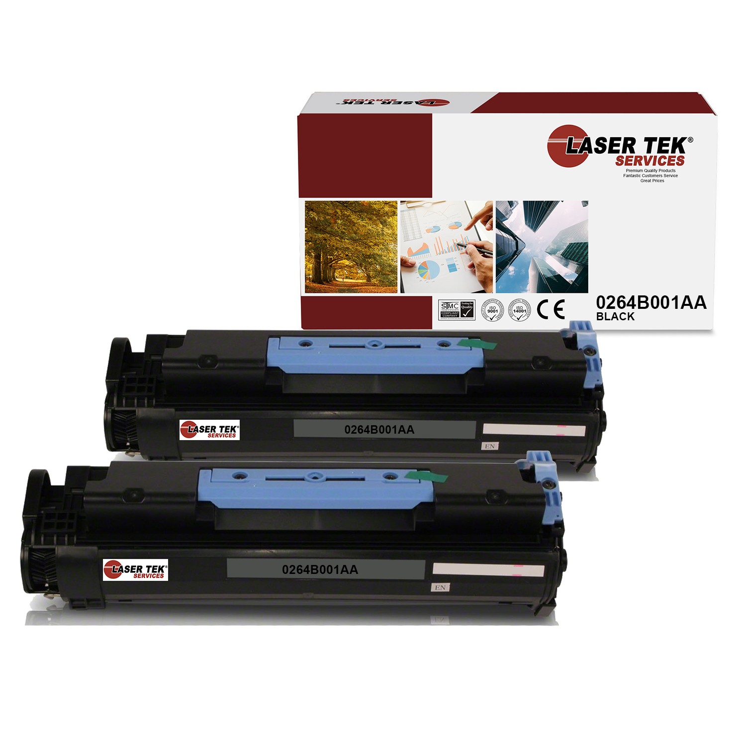 2Pk LTS 0264B001AA Black Compatible for Canon MF6530 MF6531 MF6540 Toner