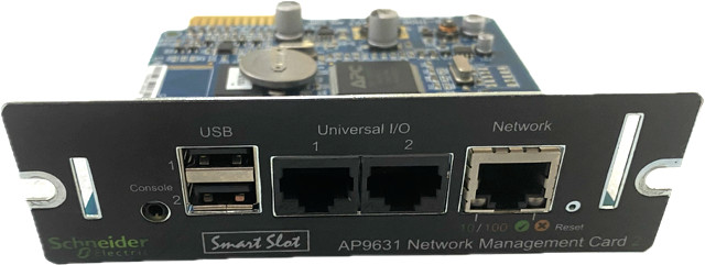 Schneider/ APC  AP9631 SMART SLOT UPS NETWORK MANAGEMENT CARD 2