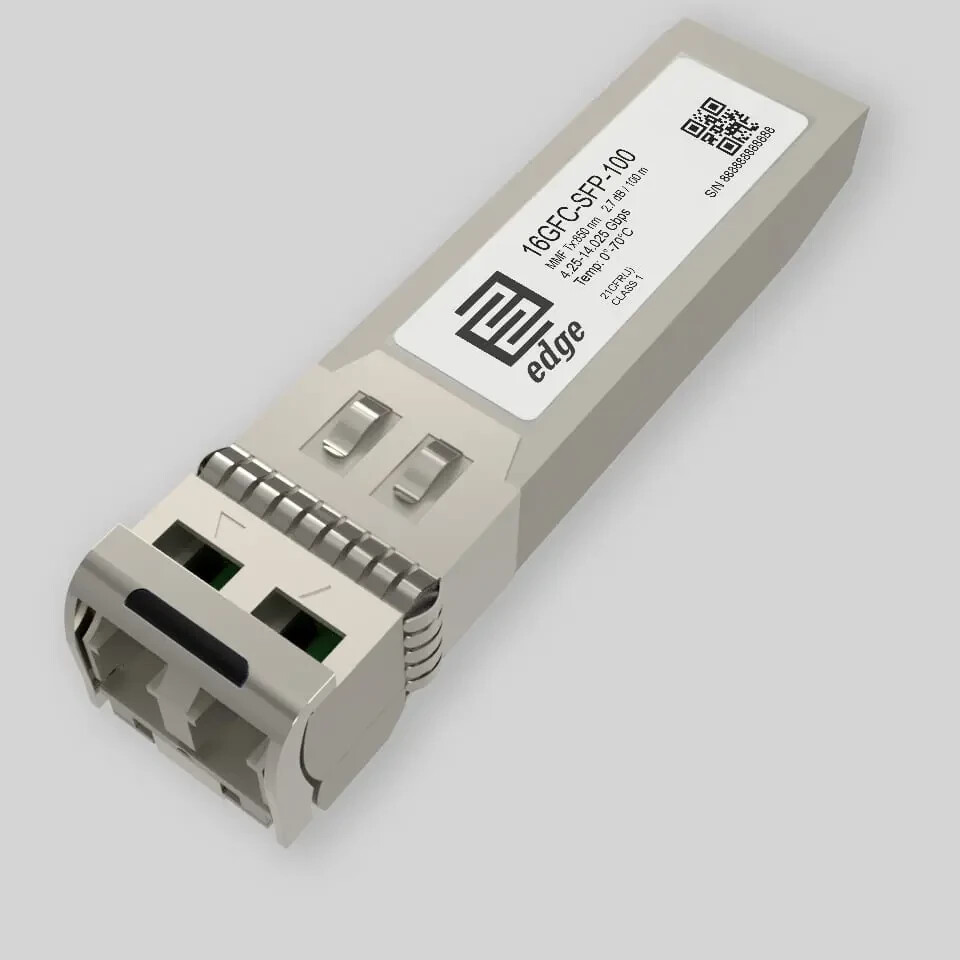 2 QTY - HPE B-series 16Gb SFP+ Short Wave Transceiver, Model: QK724A