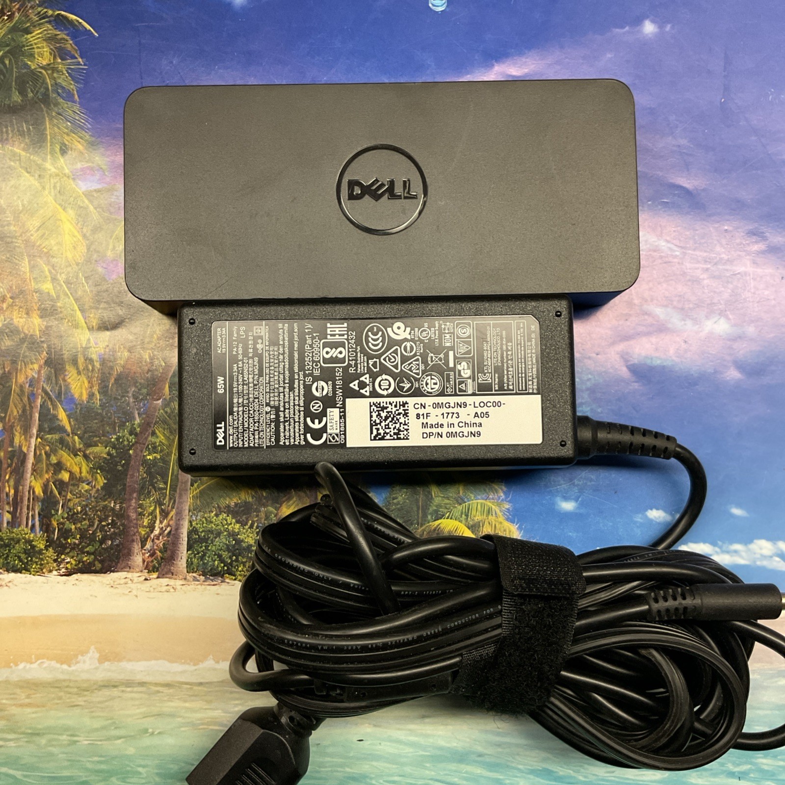 Dell D1000 Dual Video USB 3.0 Docking Station with 65W AC Adapter 