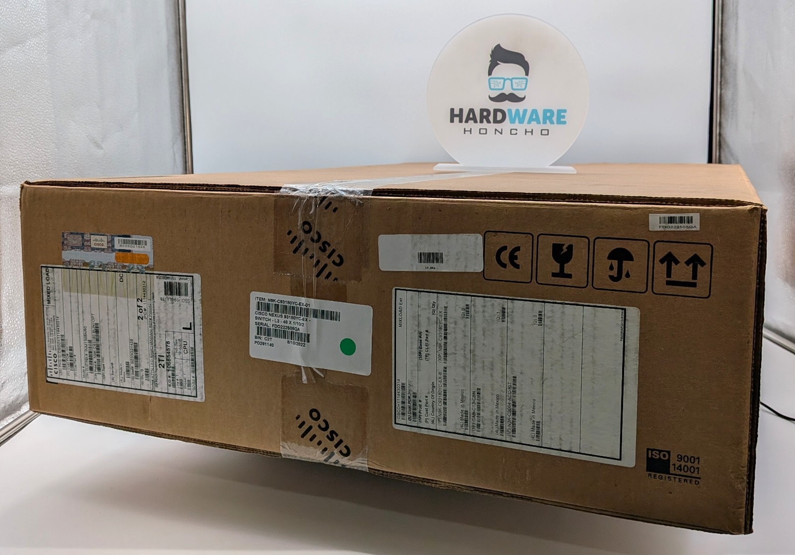 Cisco N9K-C93180YC-EX Nexus 93180YC-EX 48p 25G 6x100G Switch – Brand New Sealed